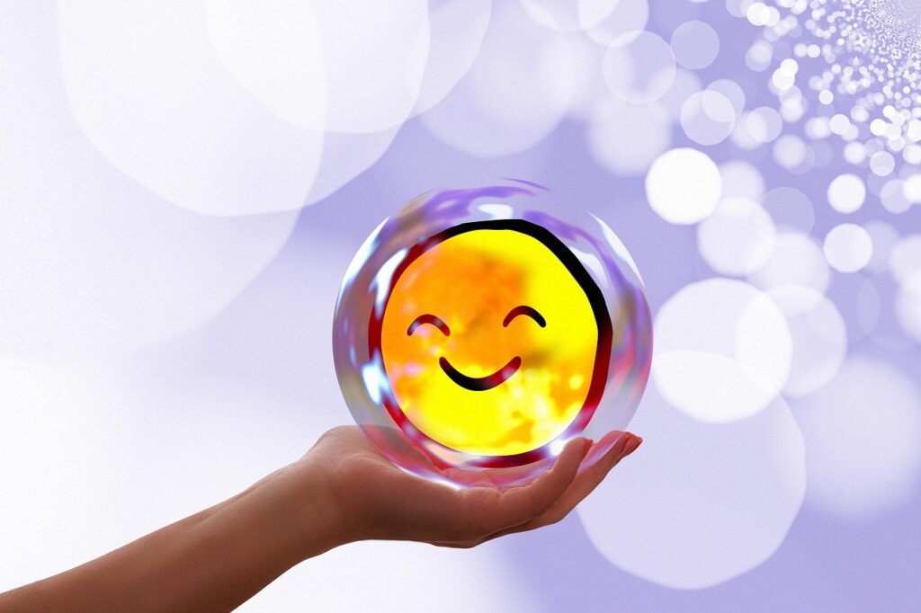 Persona con una cara feliz